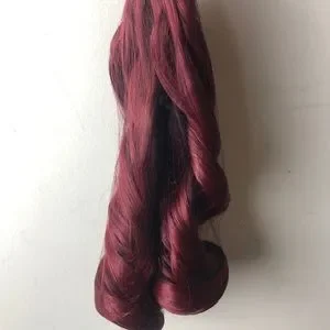 24” CURLY WINE RED 280 GRAMS  4 PEICE CLIP INS NWT Accessories | 24 Curly Wine Red 28 Grams 4 Peice Clip Ins  main image 2